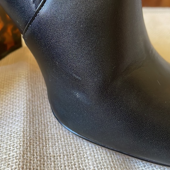 ALDO Aurella black Boots booties size 8 4” lucite heel - Picture 11 of 13